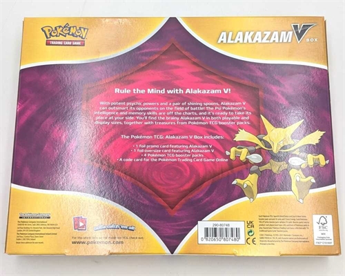 Pokemon TCG - Alakazam V Box (A-Grade) (ENG) (BMO*)